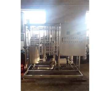 1噸電加熱酸奶巴氏帶閃蒸、均質(zhì)